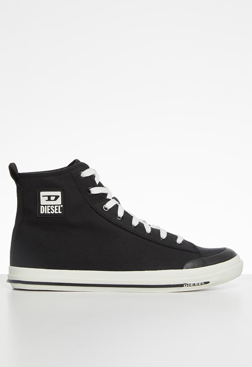 Diesel  - S-astico mid cut w sneakers - black
