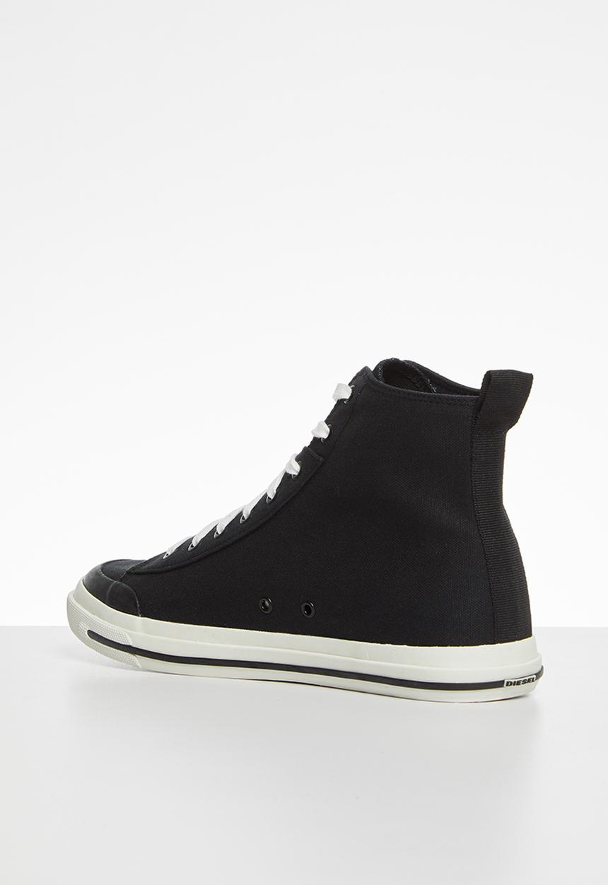 Diesel  - S-astico mid cut w sneakers - black