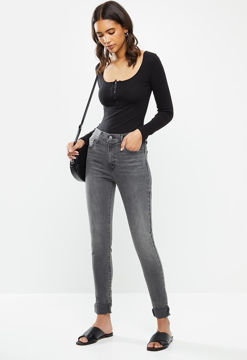 Levi’s® - 720 Hirise super skinny cloudy day - black