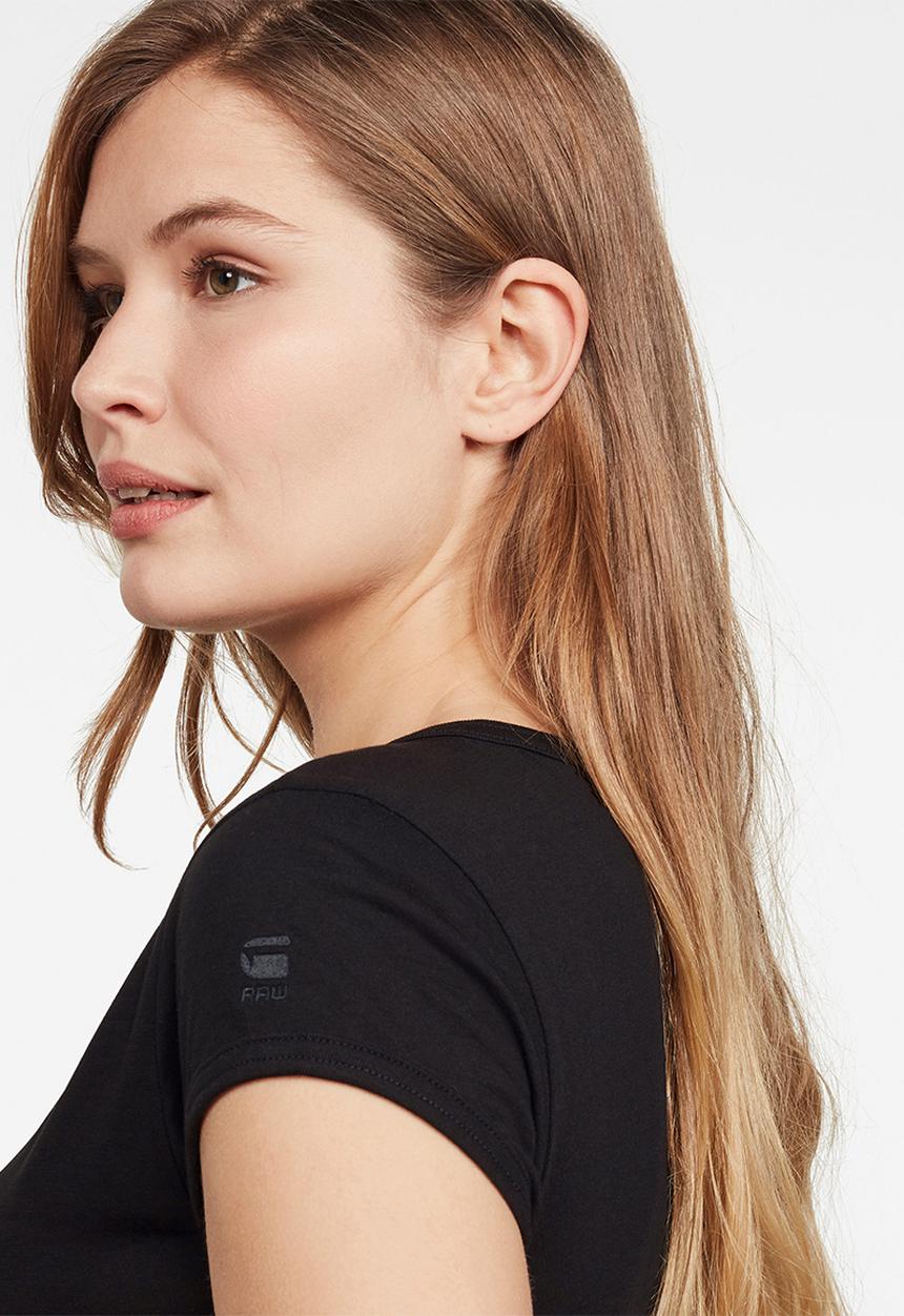 G-STAR - Core eyben slim short sleeve tee - black