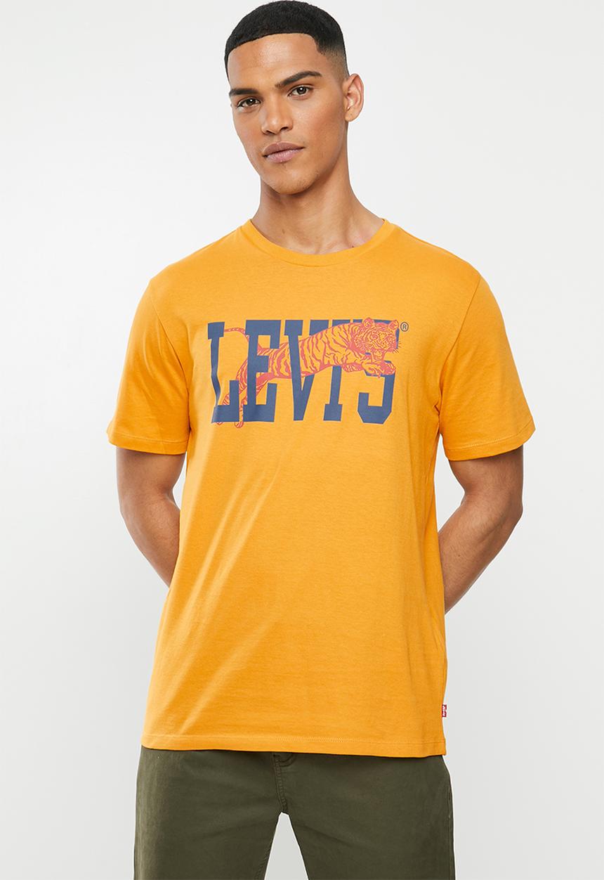 Levi’s® - Graphic crewneck bi poster tee - yellow