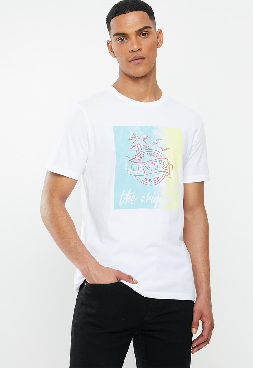 Levi’s® - Graphic photo crewneck tee - white