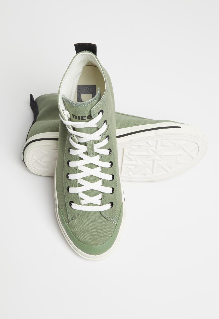 Diesel  - S-astico mid cut sneakers - green 