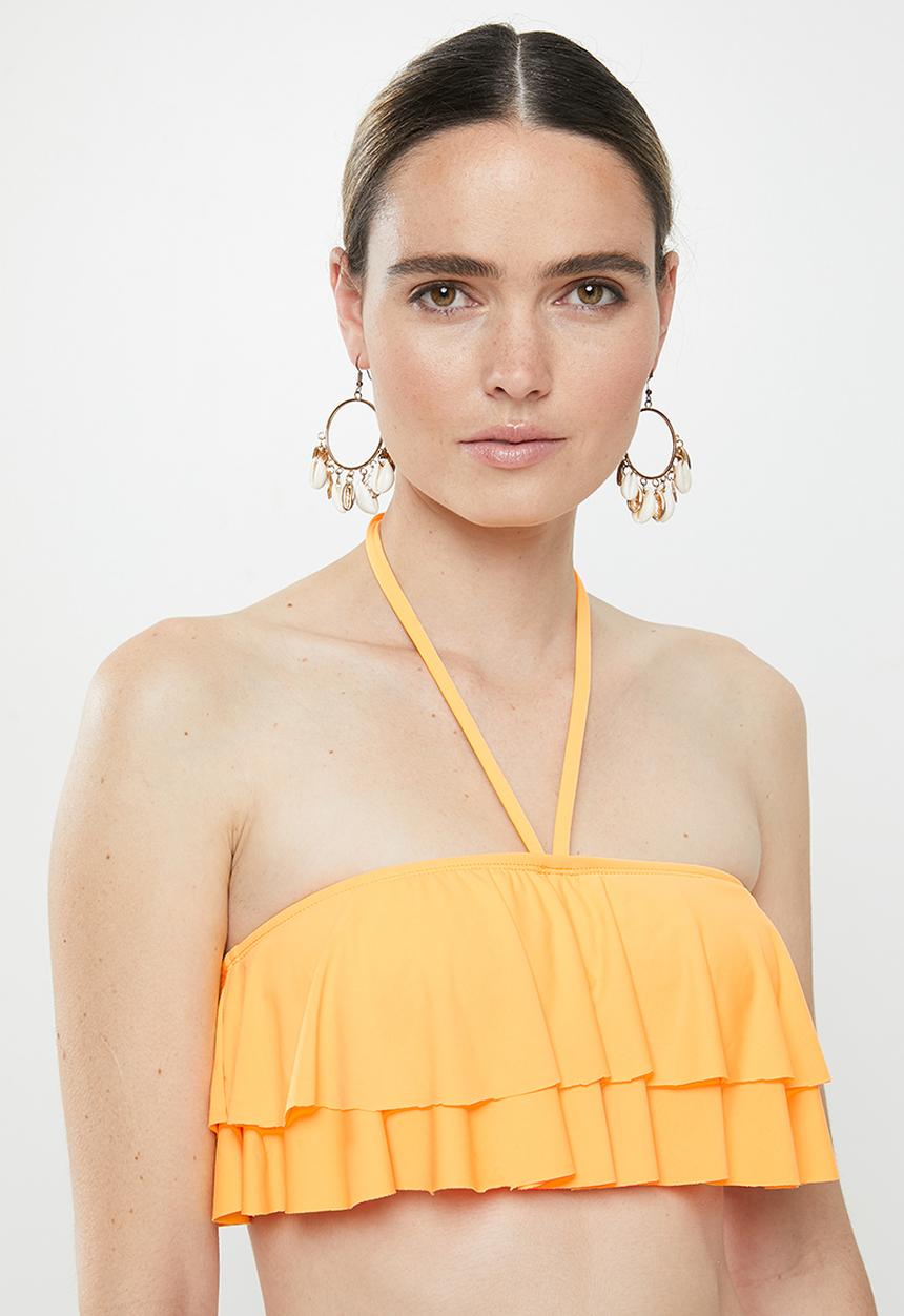 Glamorous - Ladies bikini top - orange