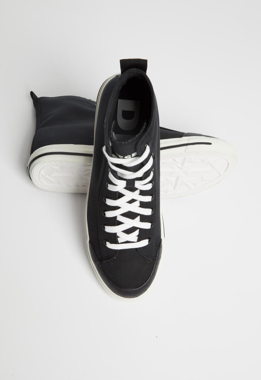 Diesel  - S-astico mid cut sneakers - y02370-pr012-t8013 - black 