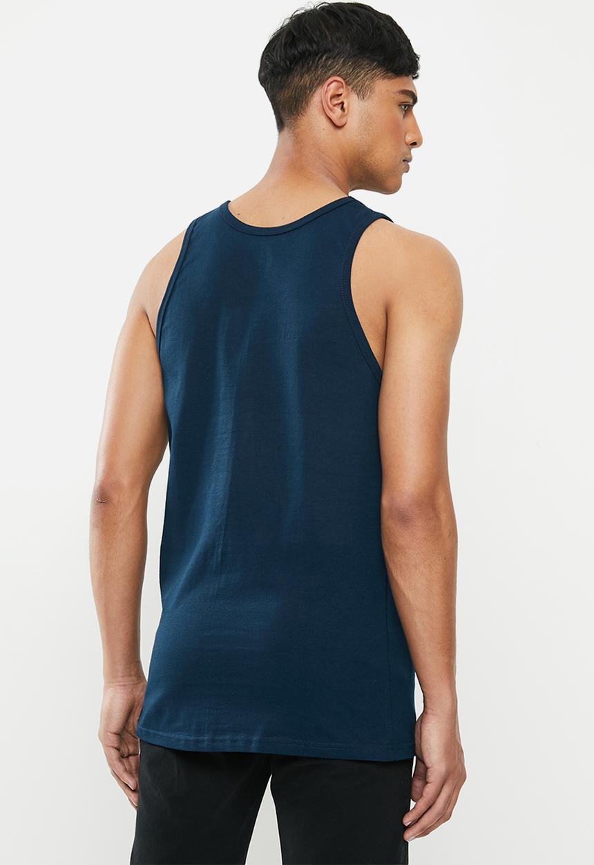 DC - DC logo lines tank - navy