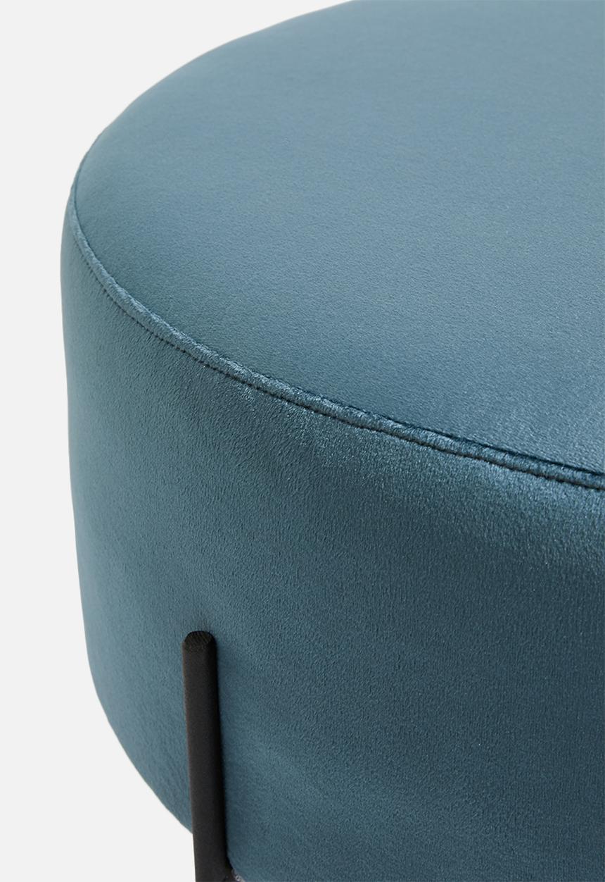 Sixth Floor - Match stick ottoman - blue