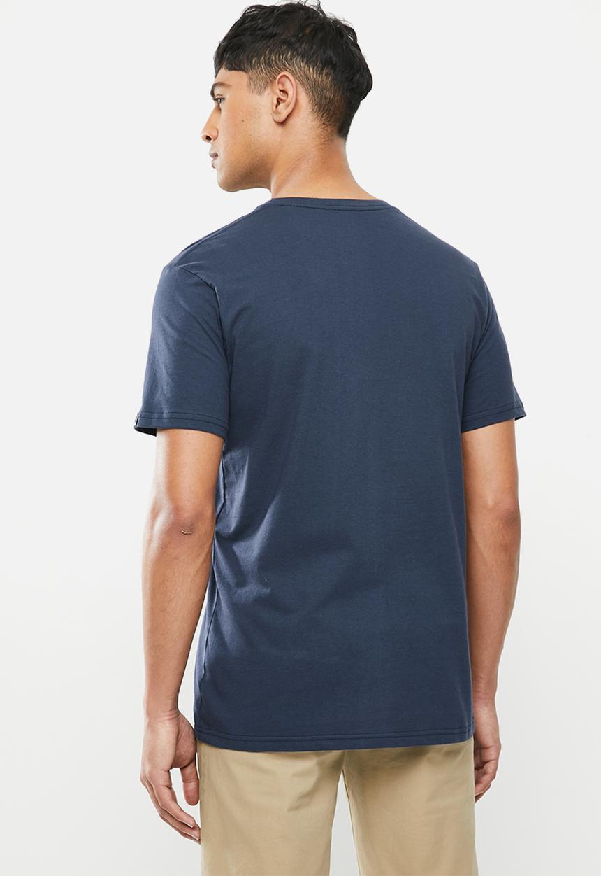 Quiksilver - Check yo self short sleeve tee - navy