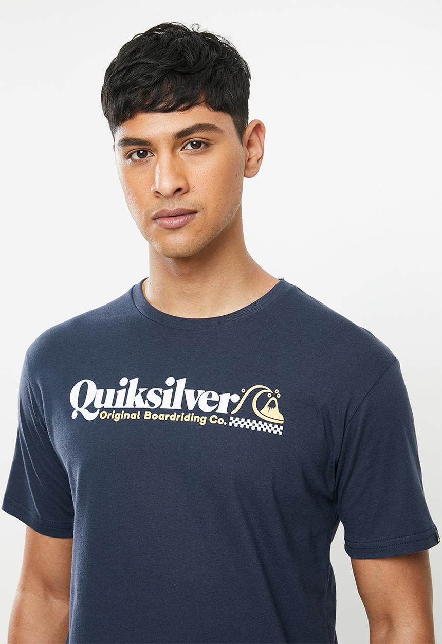 Quiksilver - Check yo self short sleeve tee - navy