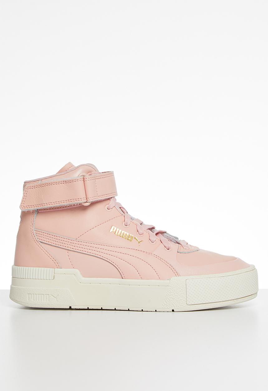 PUMA - Cali sport top warm up wn’s - peachskin-marshmallow
