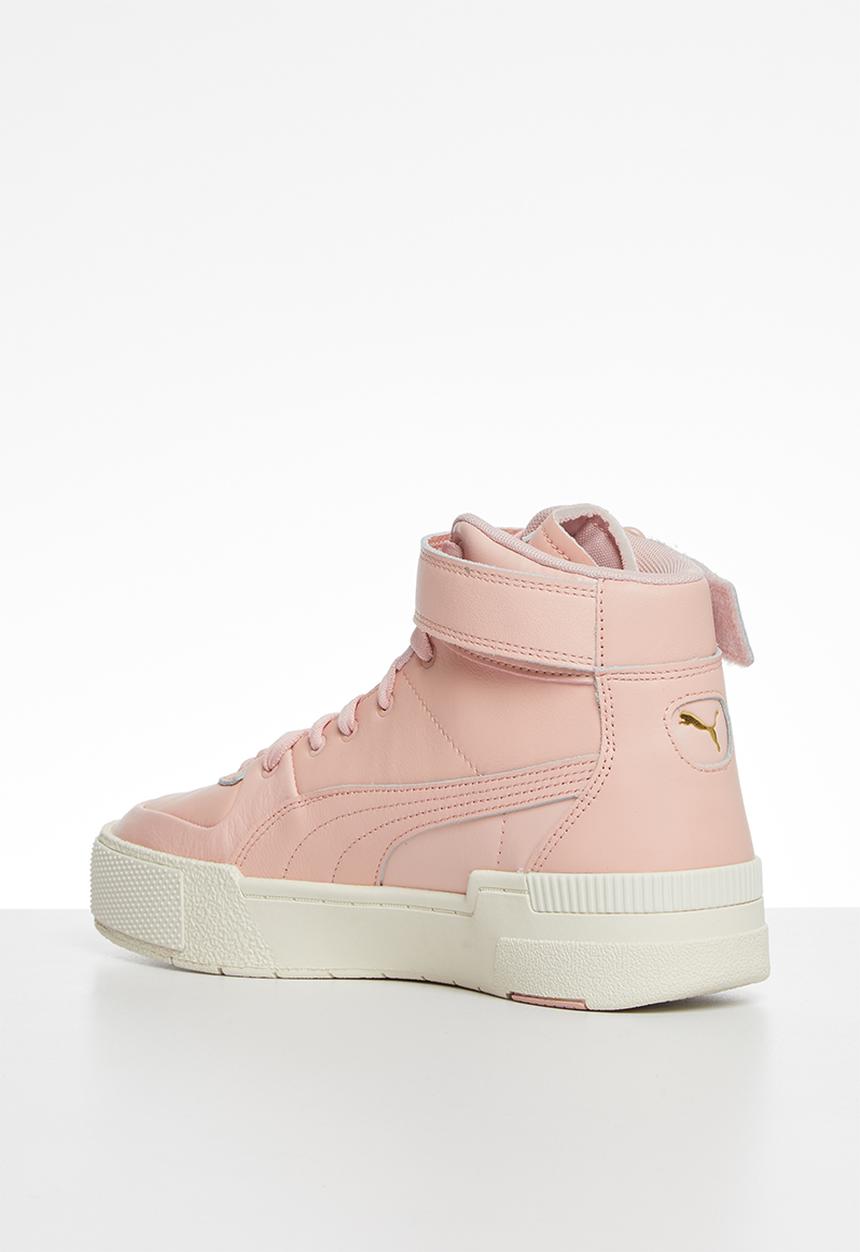PUMA - Cali sport top warm up wn’s - peachskin-marshmallow