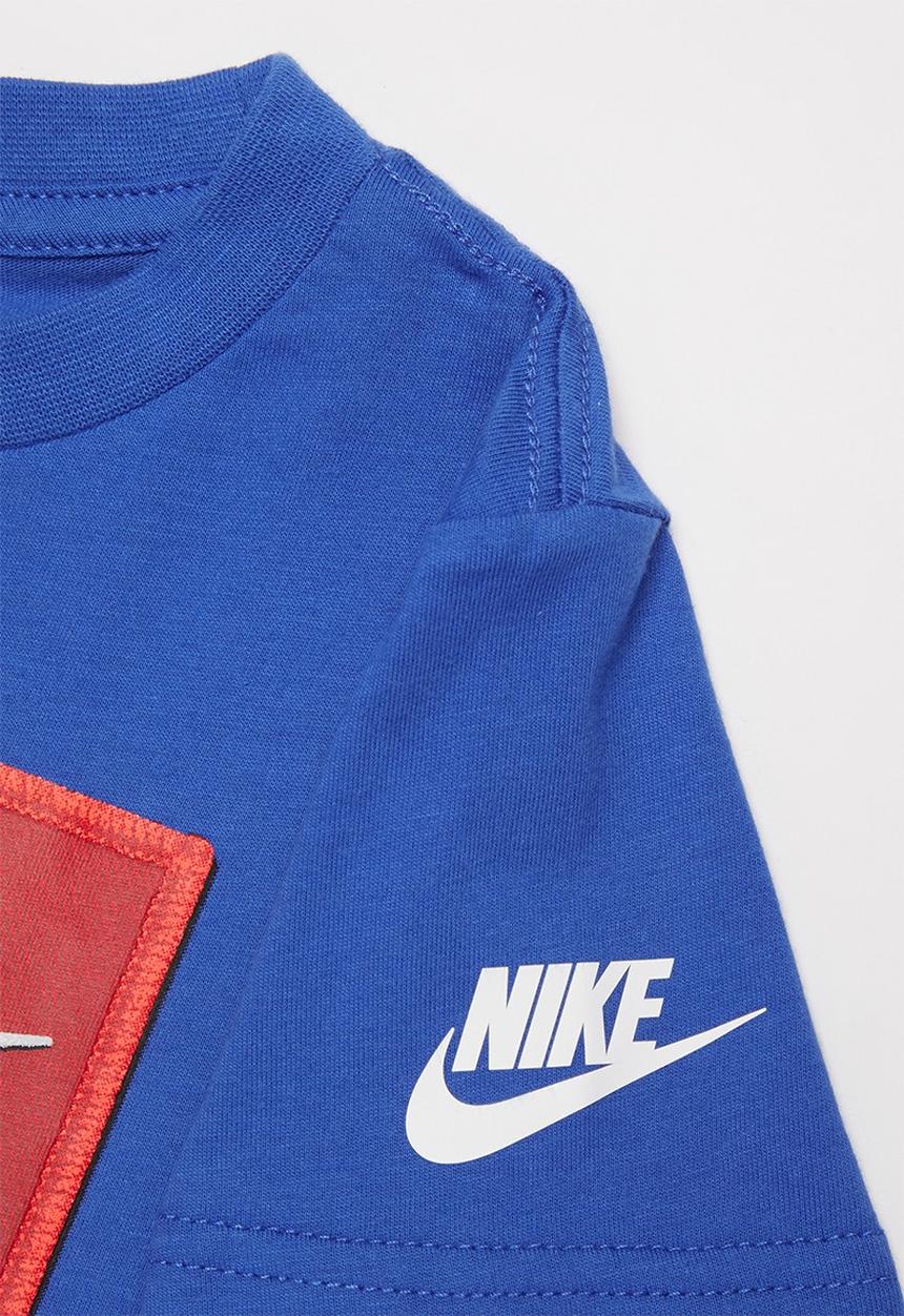 Nike - Faux futura patch short sleeve tee - game royal