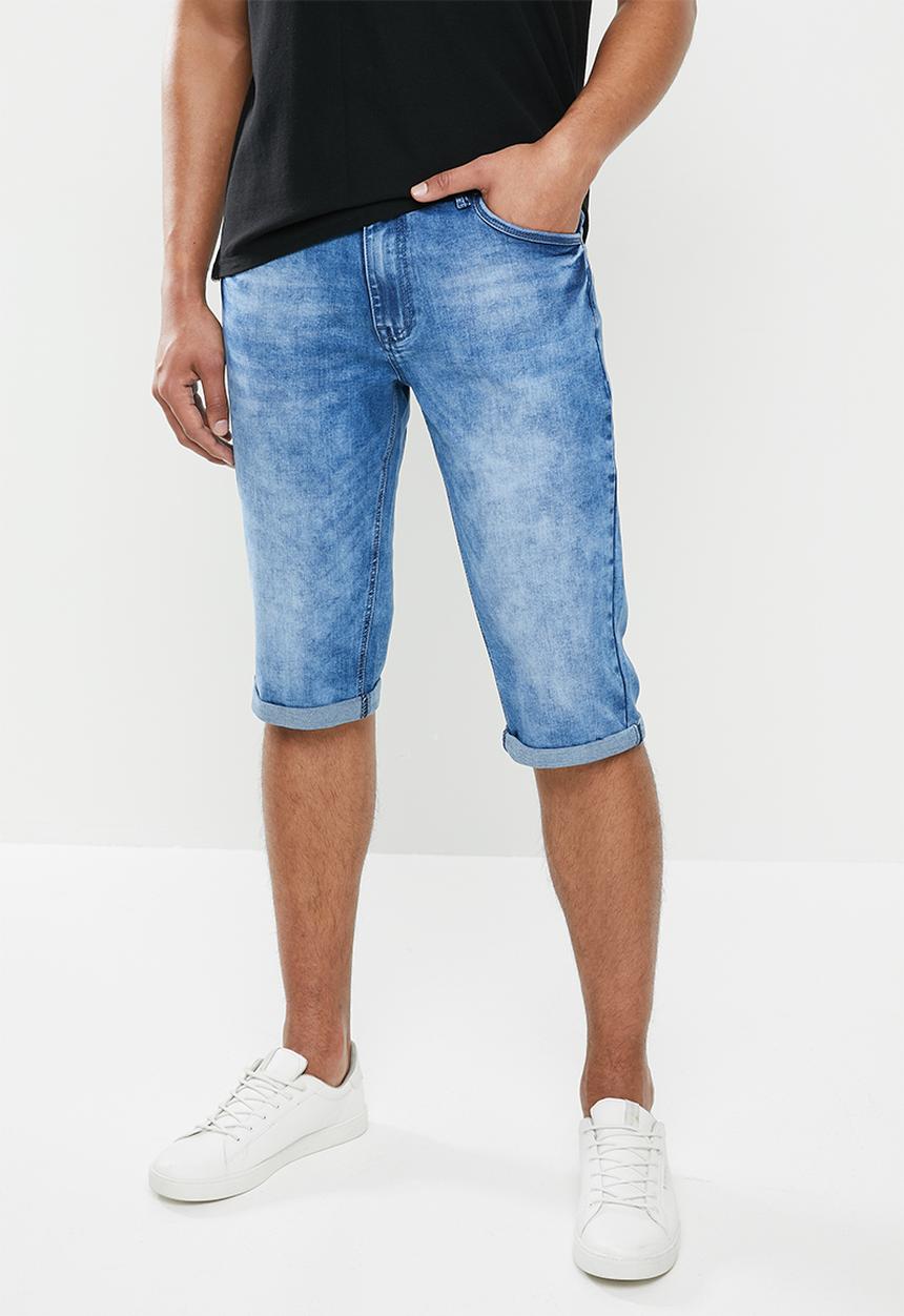 Jonathan D - Denim bermuda shorts - blue