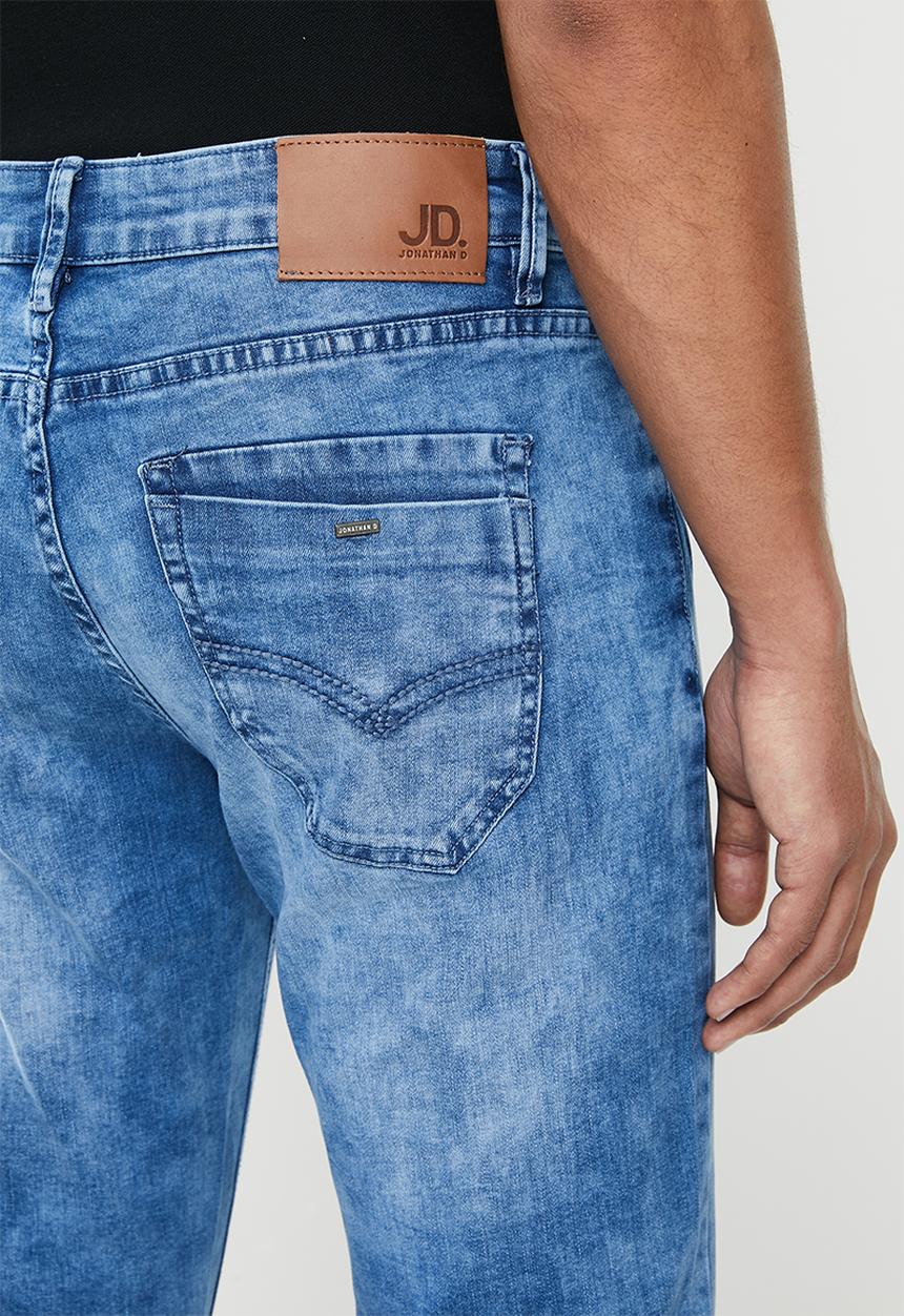 Jonathan D - Denim bermuda shorts - blue