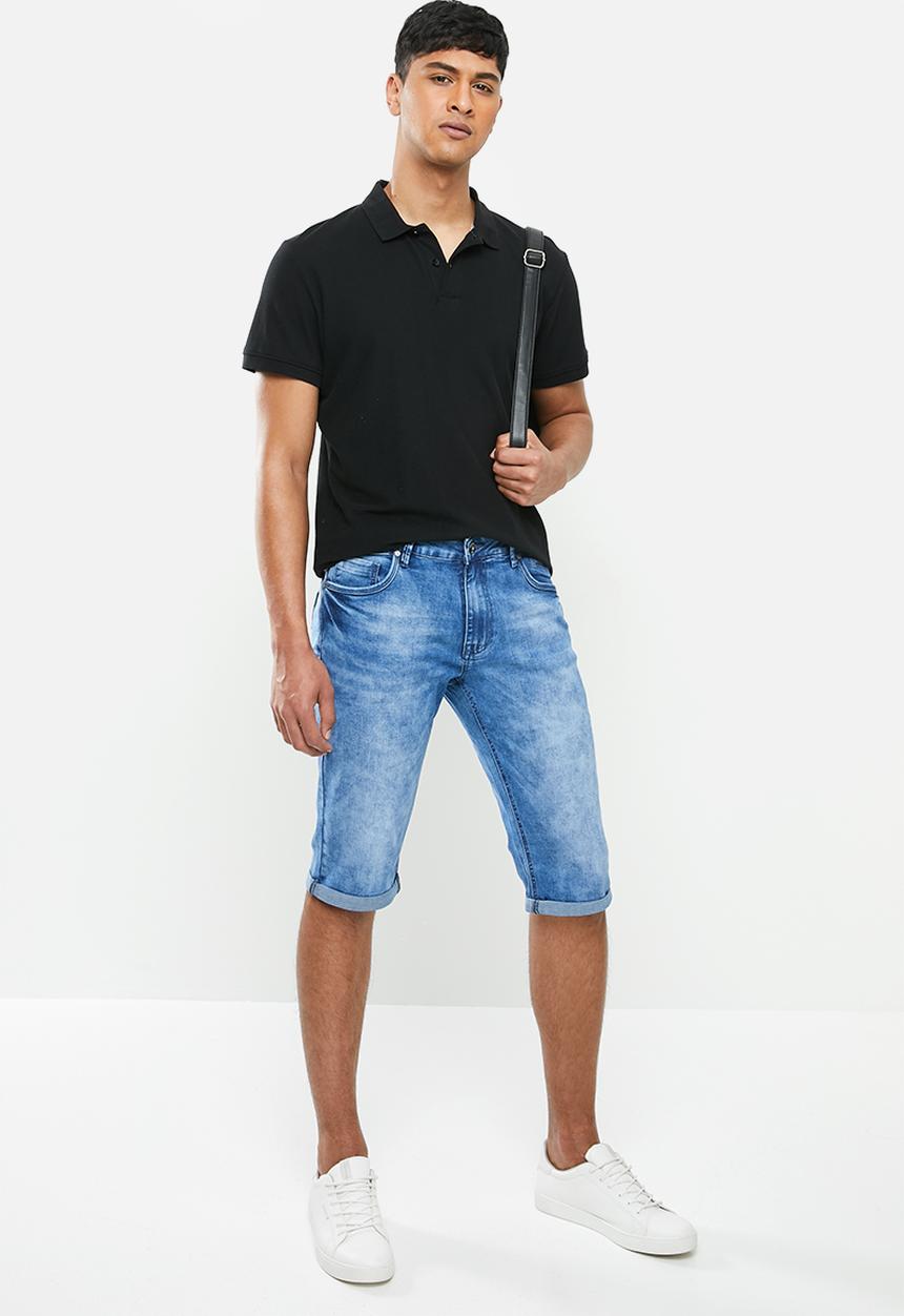Jonathan D - Denim bermuda shorts - blue