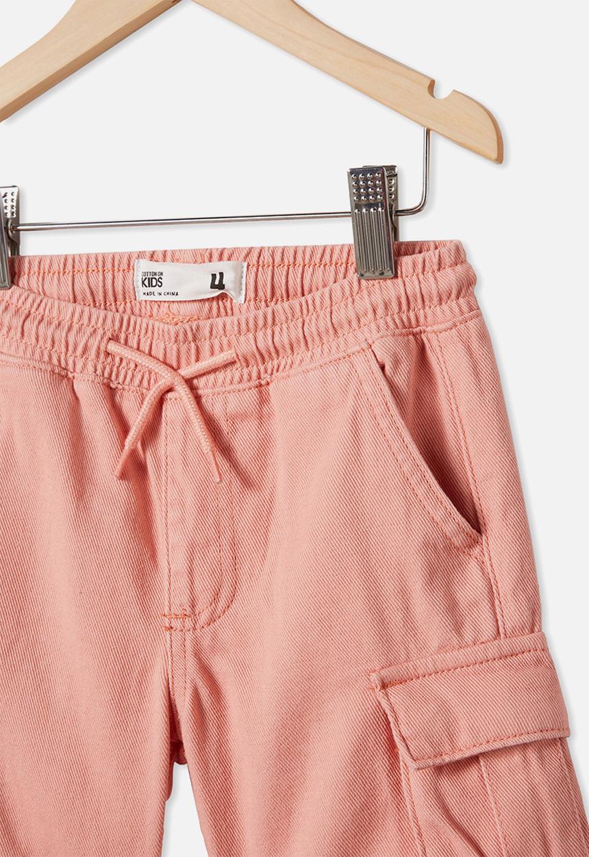 Cotton On - Charlie cargo short - smoked salmon