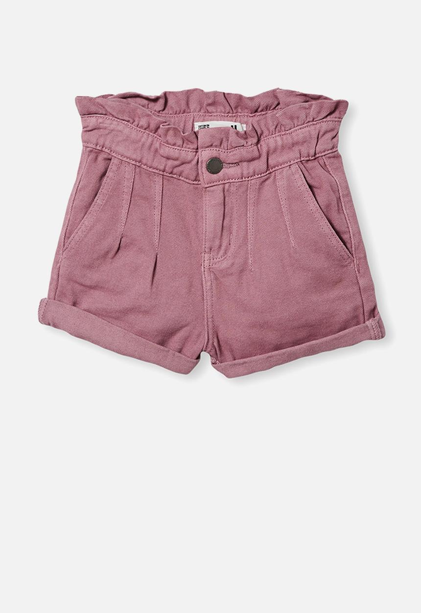 Cotton On - Peta paperbag short - very berry