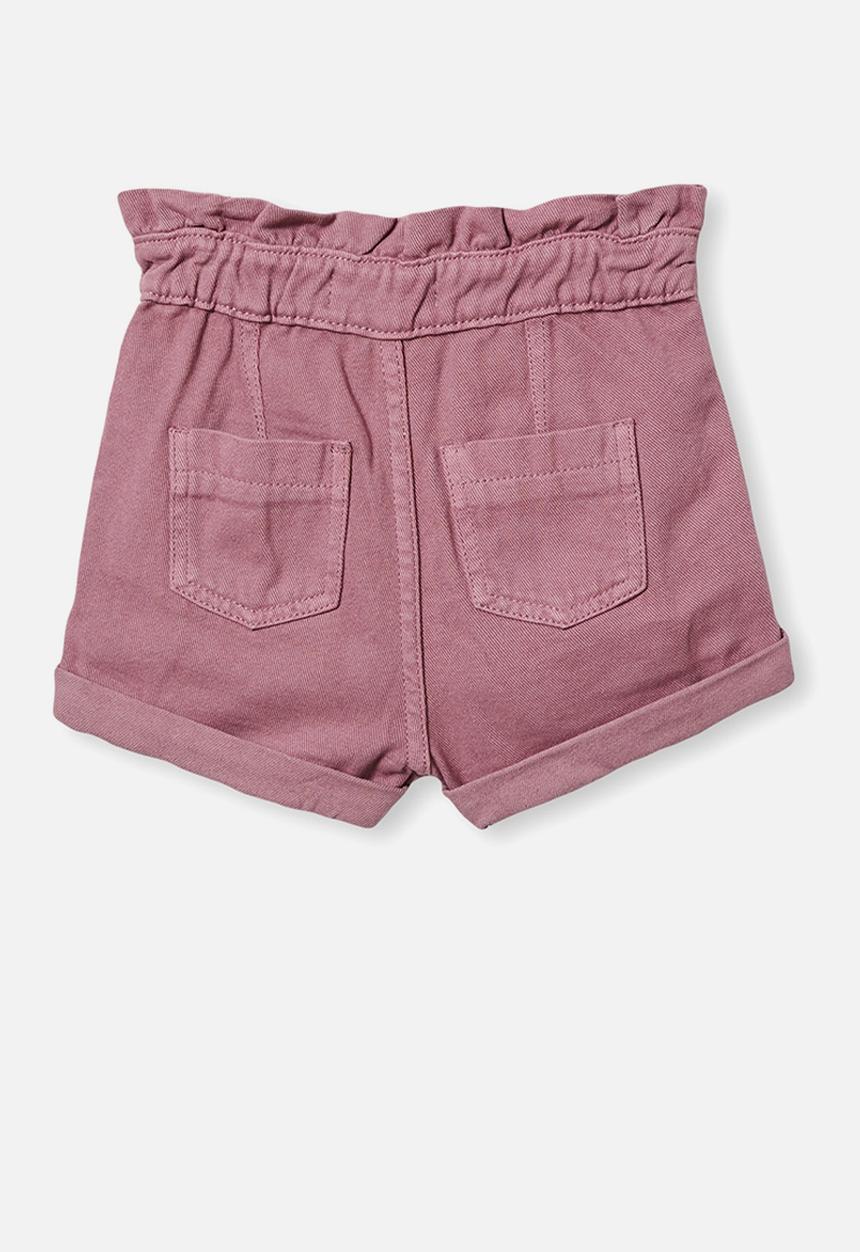 Cotton On - Peta paperbag short - very berry