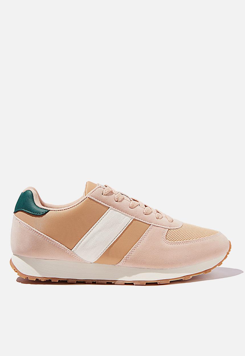 Cotton On - Olympia heritage trainer - blush green multi