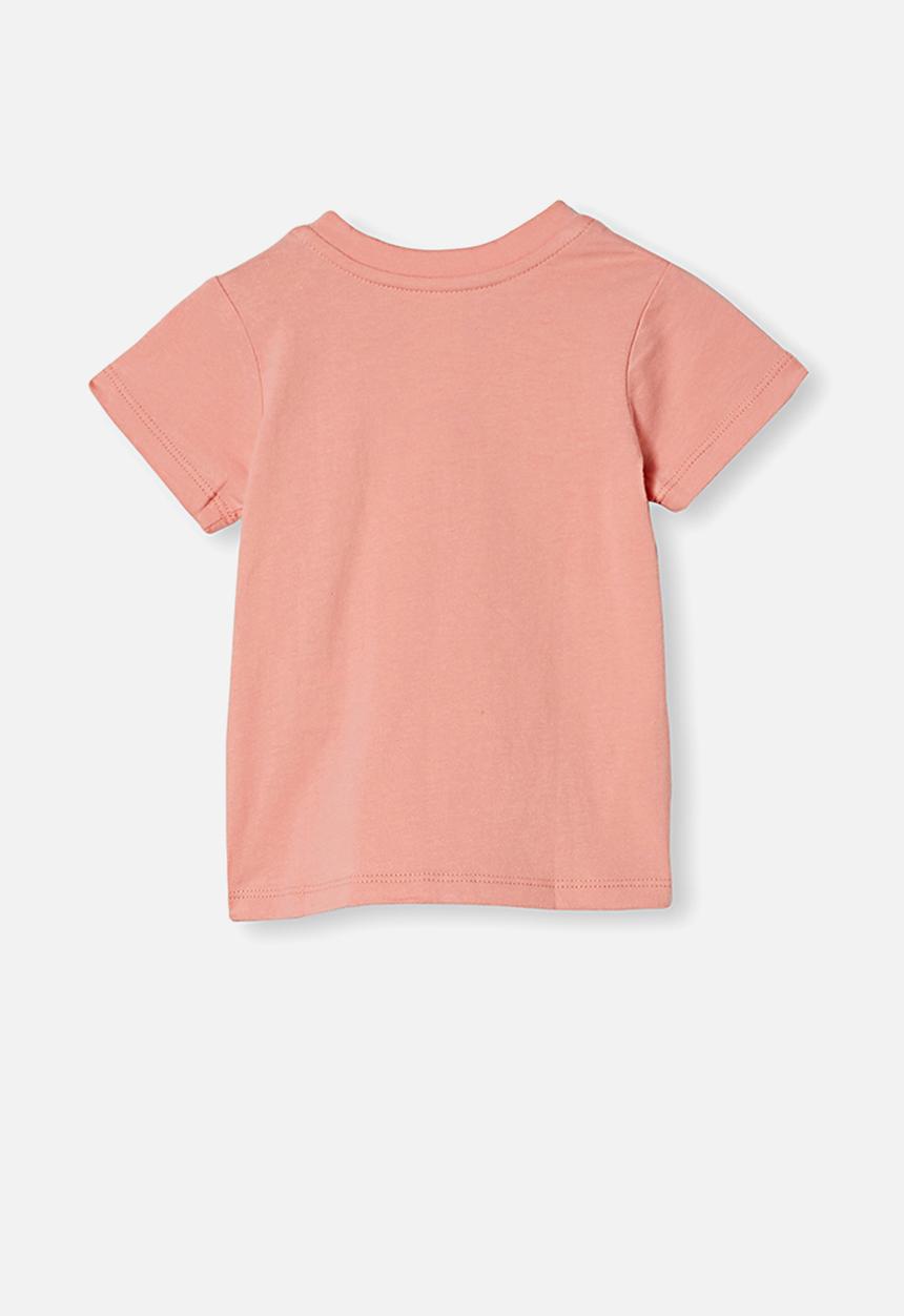 Cotton On - Jamie short sleeve tee - smoked salmon