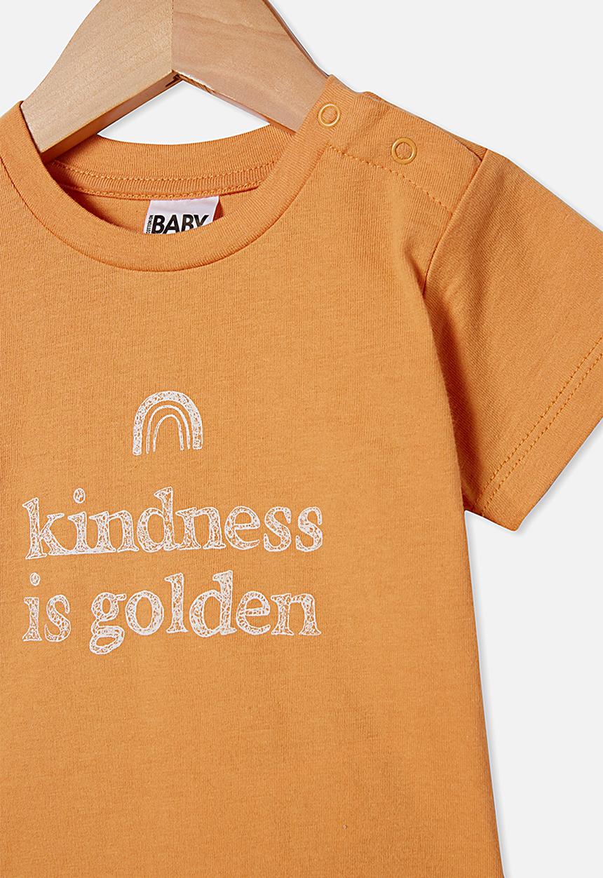 Cotton On - Jamie short sleeve tee - apricot sun