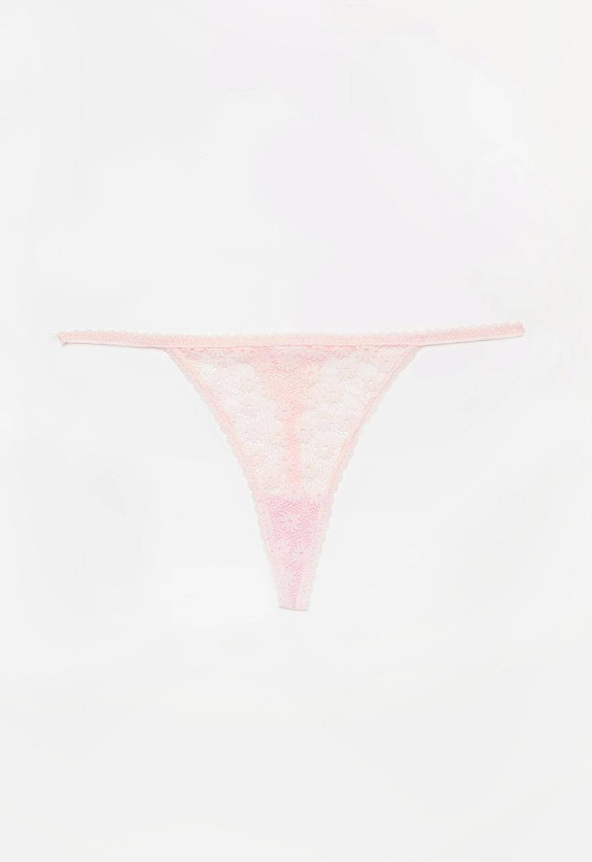 Cotton On - Daisy g string brief - pink