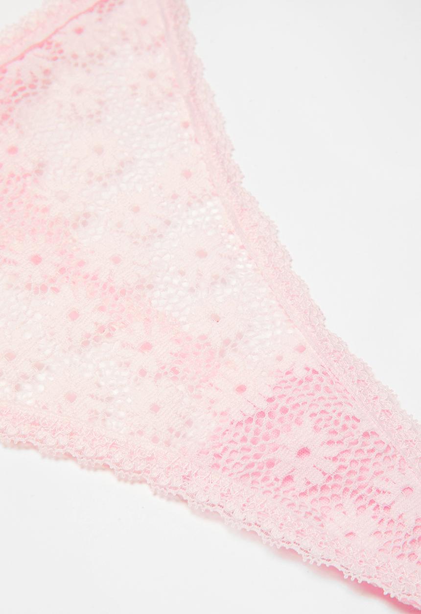 Cotton On - Daisy g string brief - pink