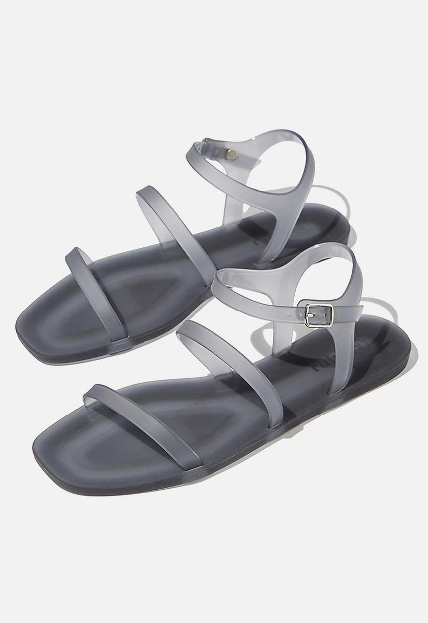 Cotton On - Triple strap jelly sandal - grey