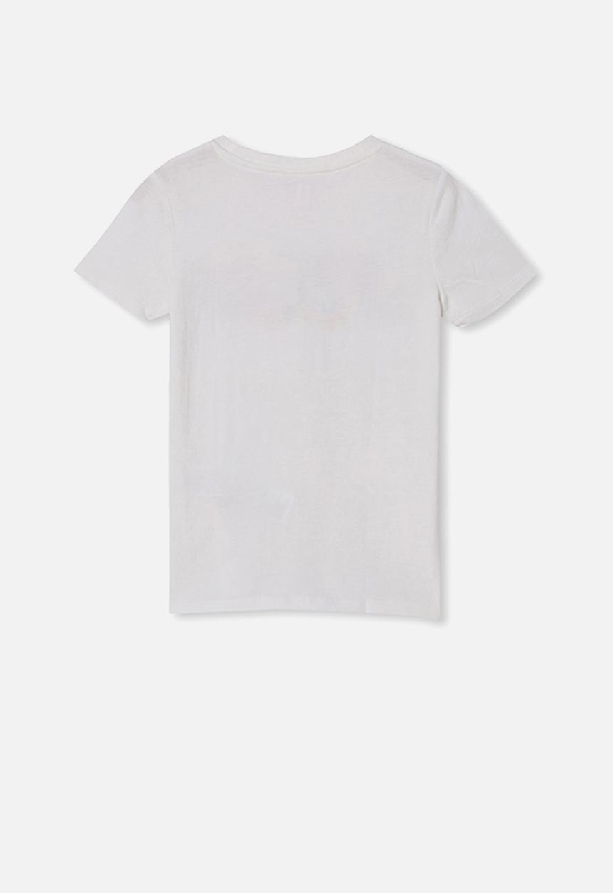 Cotton On - Stevie short sleeve embellished tee - vanilla