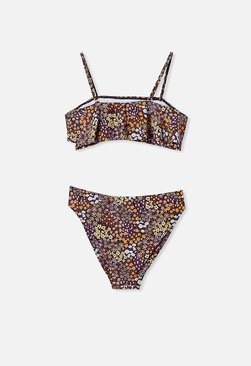 Free by Cotton On - Penny frill bikini - phantom floral fields