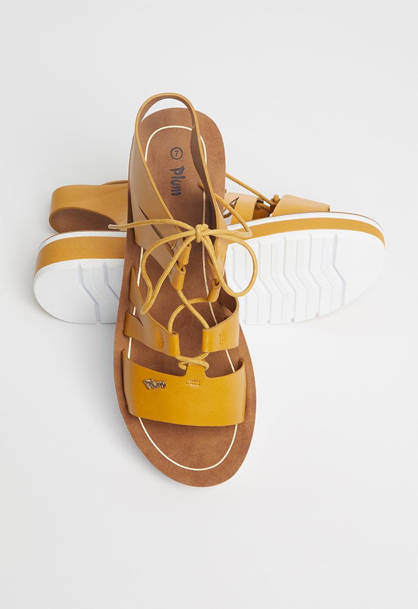 Plum - Ladonna sandal - yellow