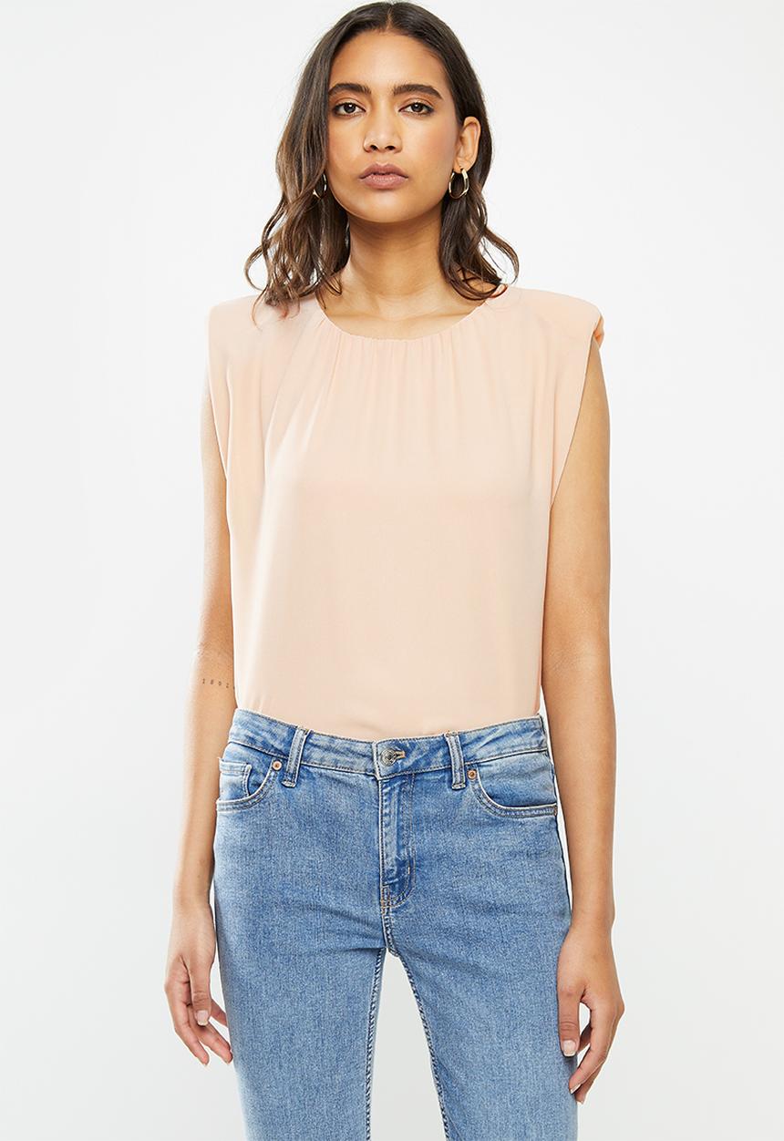 VELVET - Muscle tee blouse - neutral 