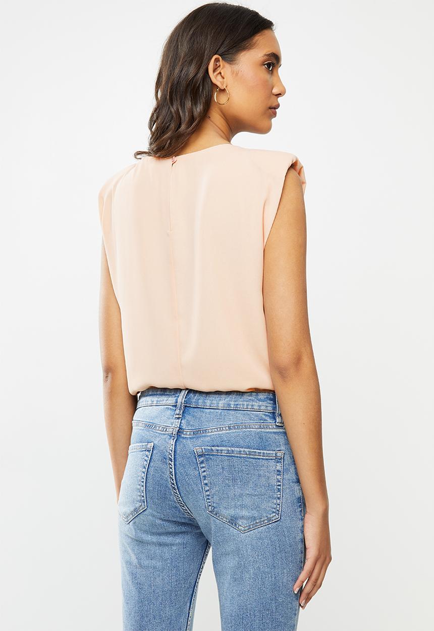 VELVET - Muscle tee blouse - neutral 