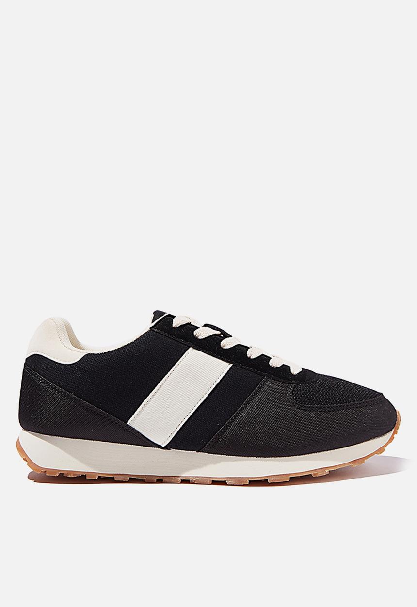 Cotton On - Olympia heritage trainer - black & ecru