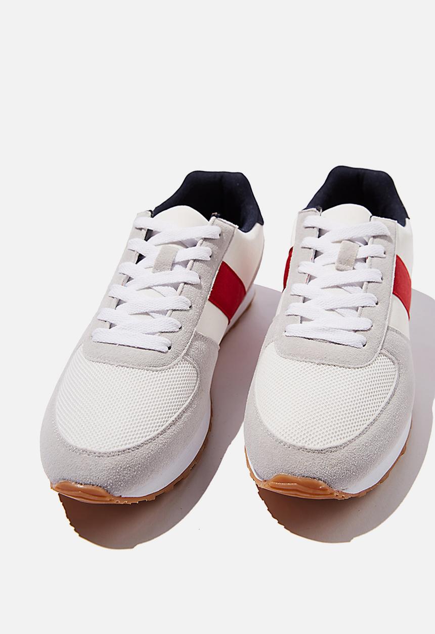 Cotton On - Olympia heritage trainer - red & navy