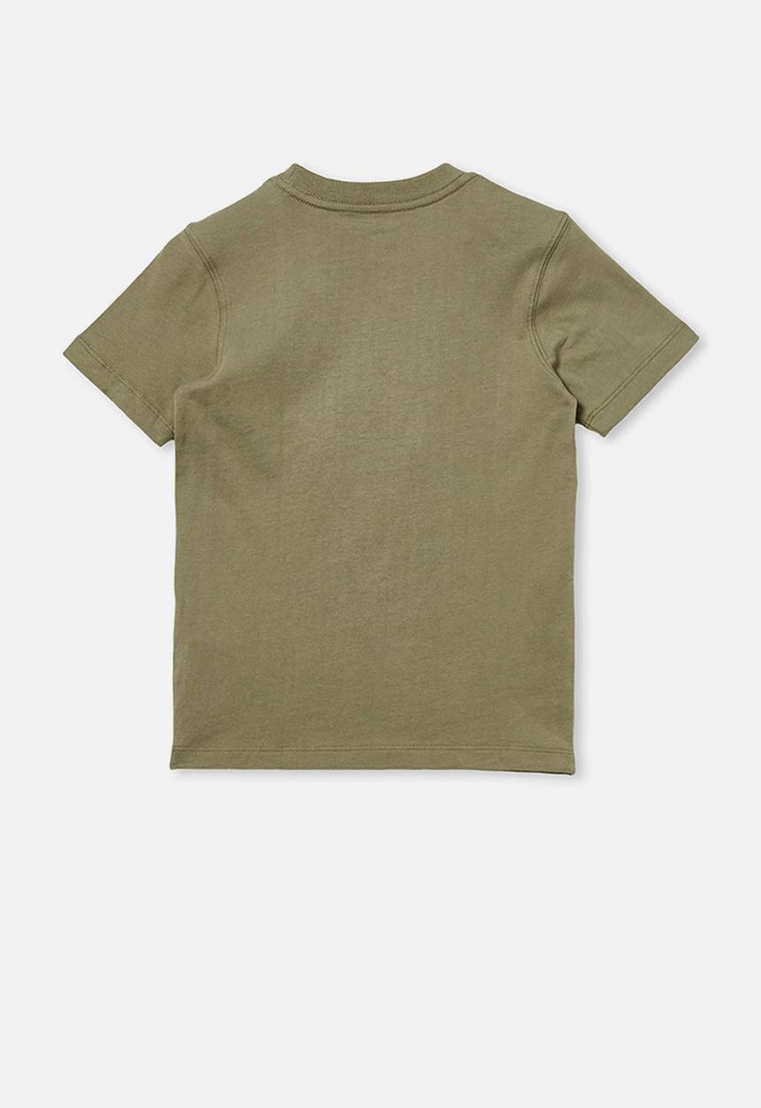 Cotton On - Downtown short sleeve tee - silver sage steg dino
