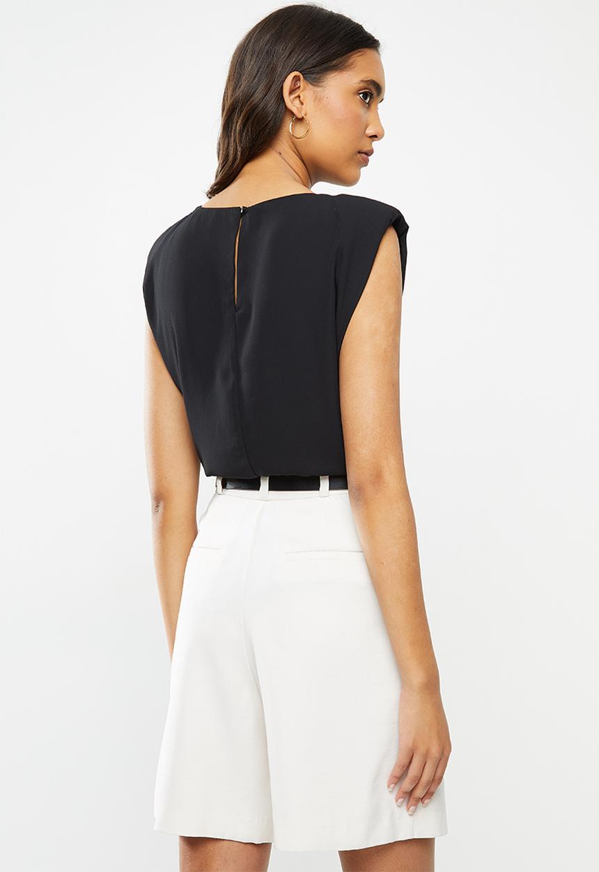 VELVET - Muscle tee blouse - black