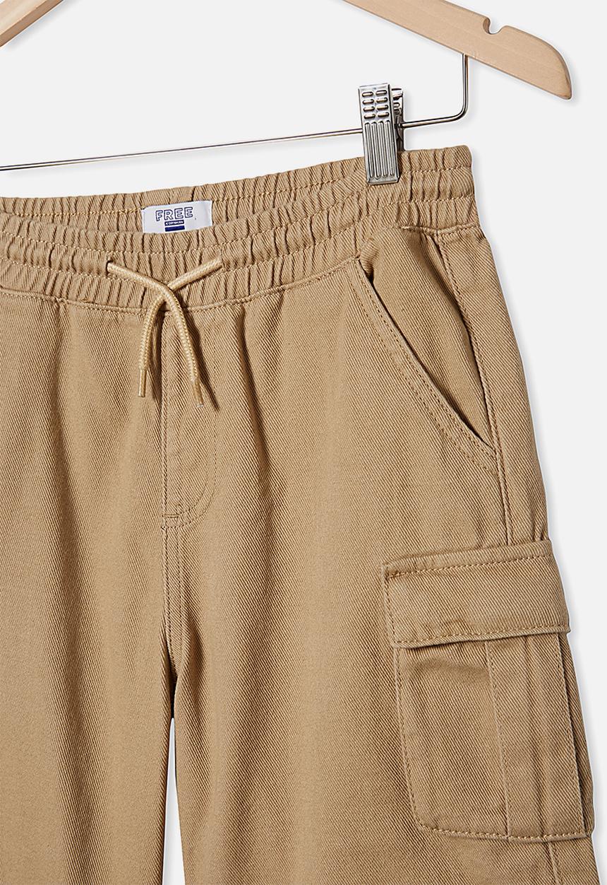 Free by Cotton On - Charlie cargo shorts - washed stone