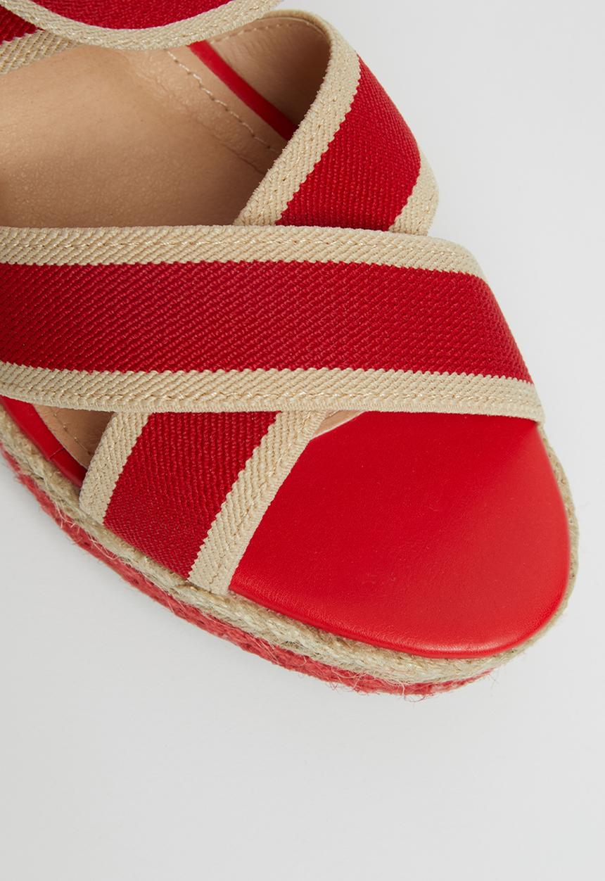 Plum - Toula wedge - red