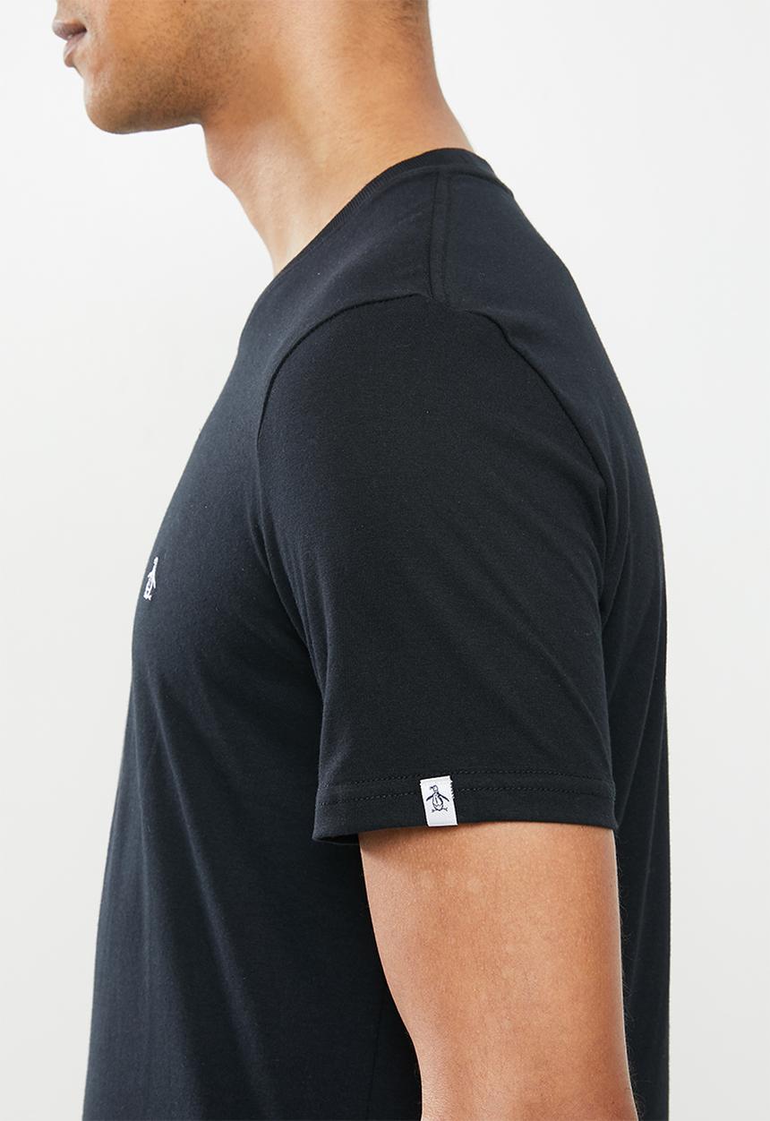 Original Penguin - Embroidered T-shirt - black