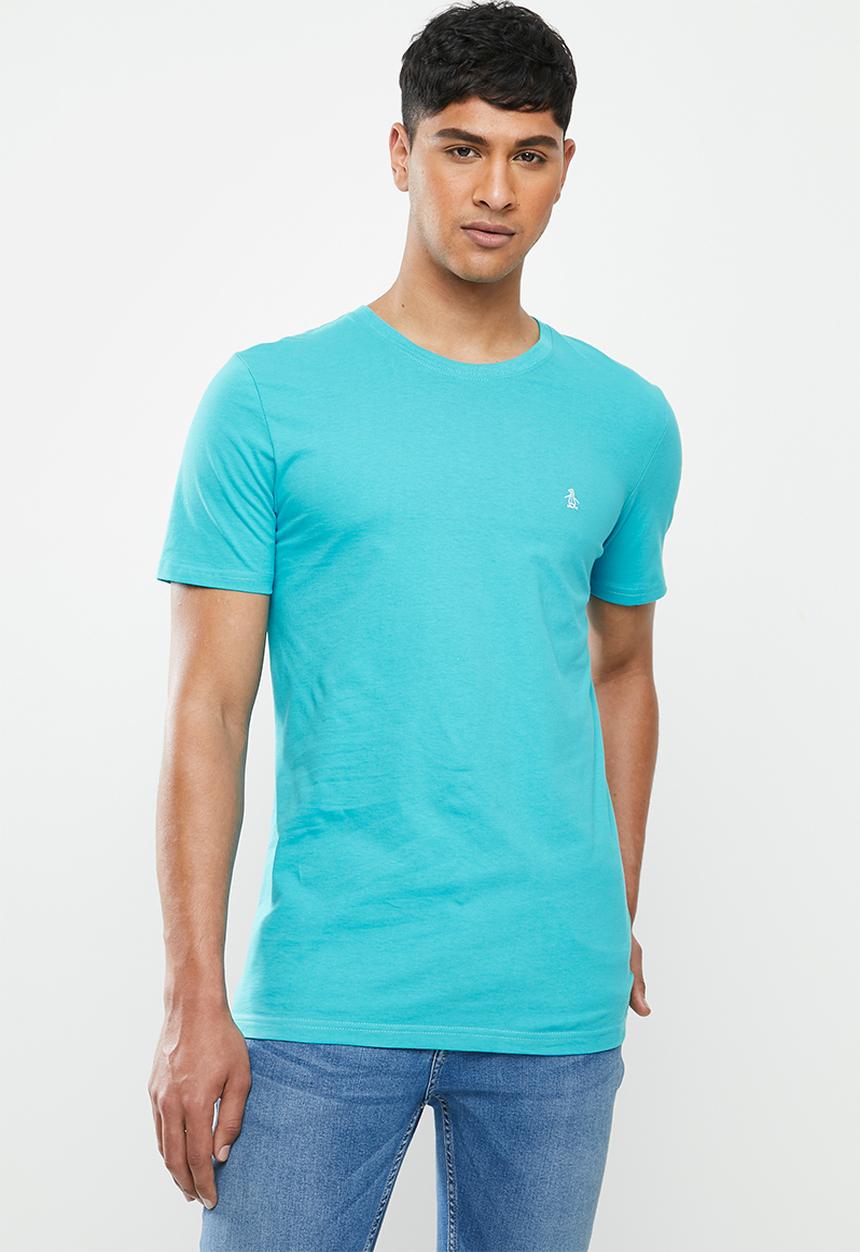 Original Penguin - Embroidered T-shirt - blue