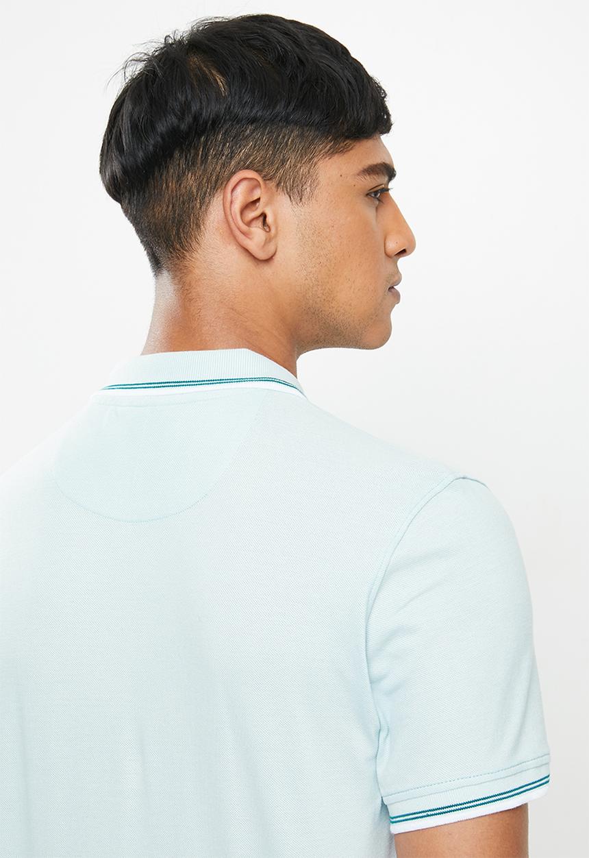 Original Penguin - Tipped polo - blue