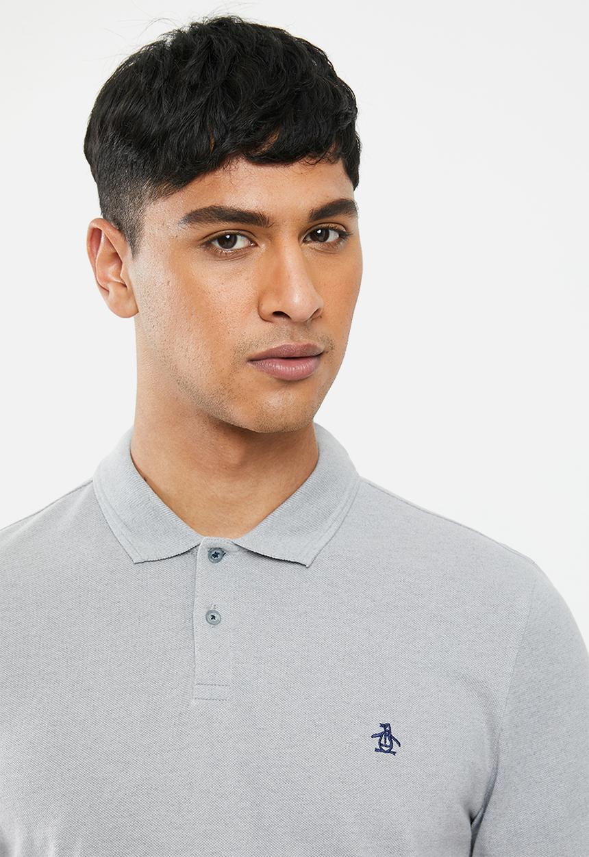 Original Penguin - Raised rib polo - grey