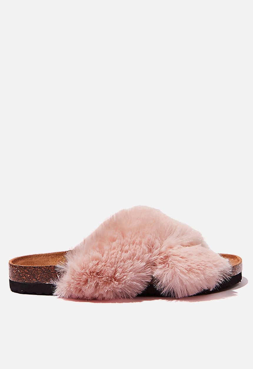Cotton On - Cosy crossover slipper - blush