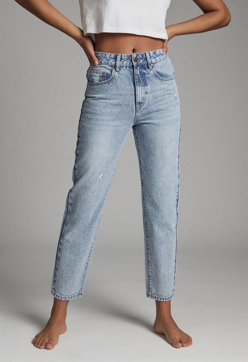 Cotton On - Mom jean - avalon blue