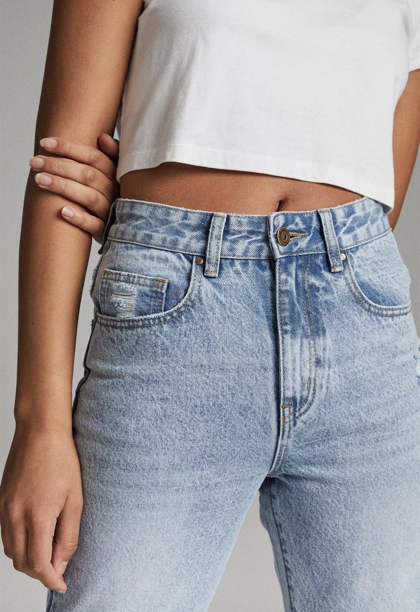 Cotton On - Mom jean - avalon blue