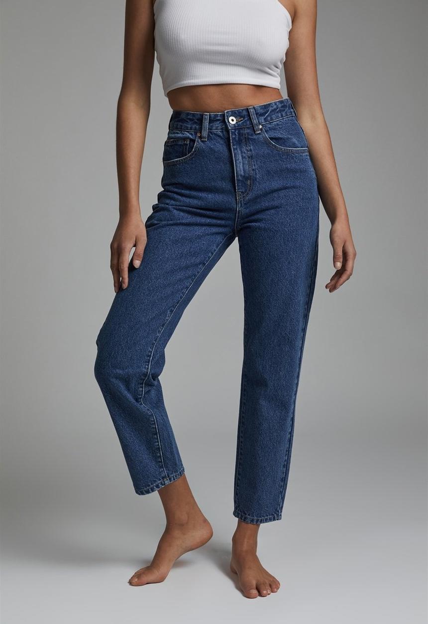 Cotton On - Mom jean - coogee blue