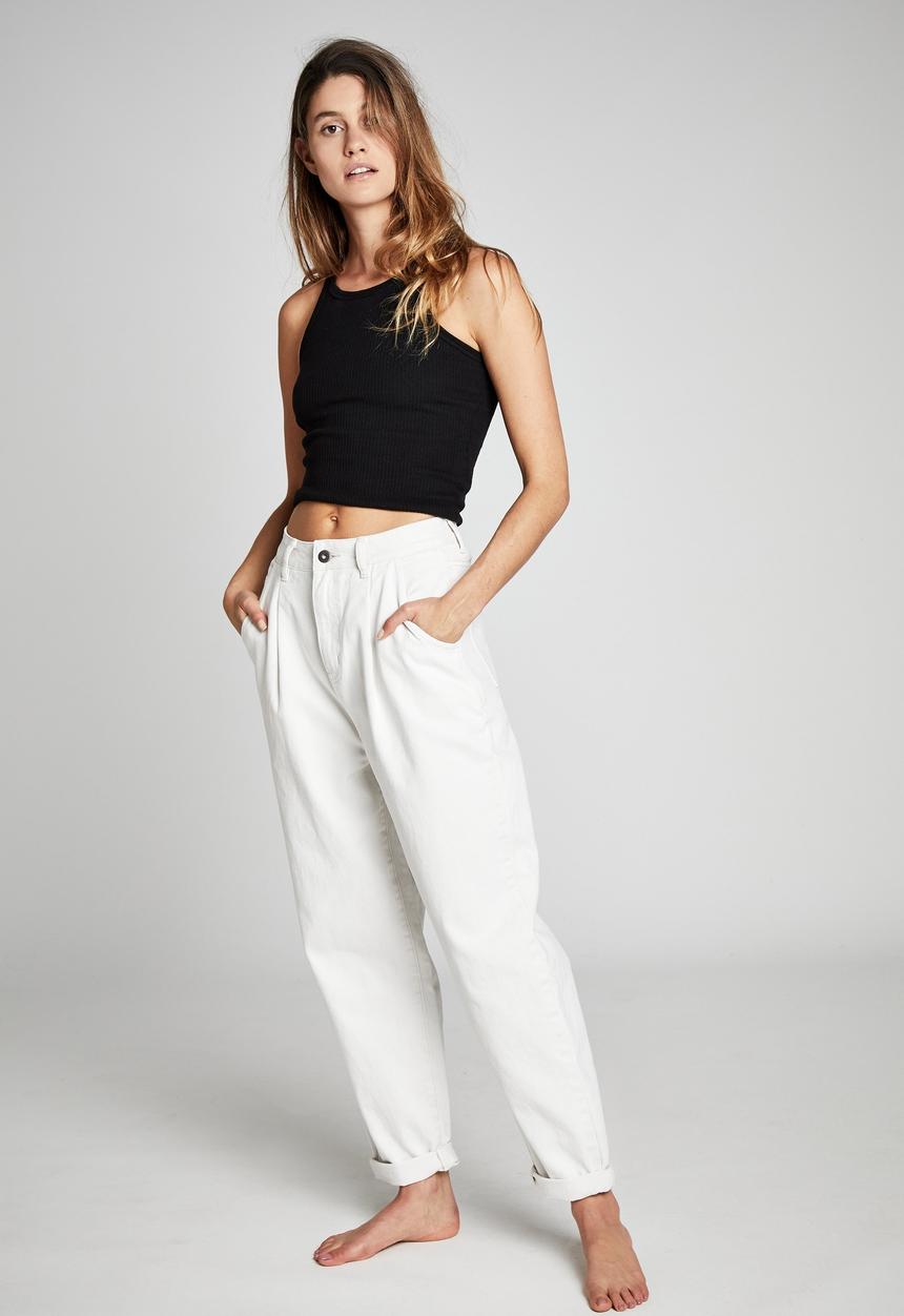 Cotton On - Slouch mom jean - white haven pleat