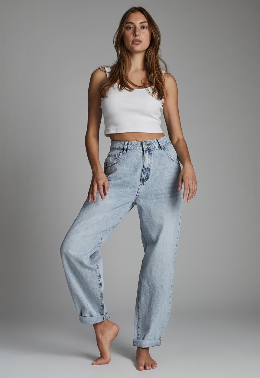 Cotton On - Slouch mom jean - avalon blue