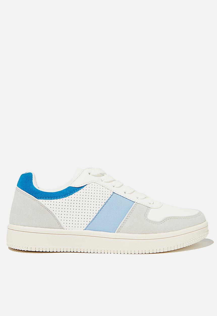 Cotton On - Alba retro low rise  - white &  blue